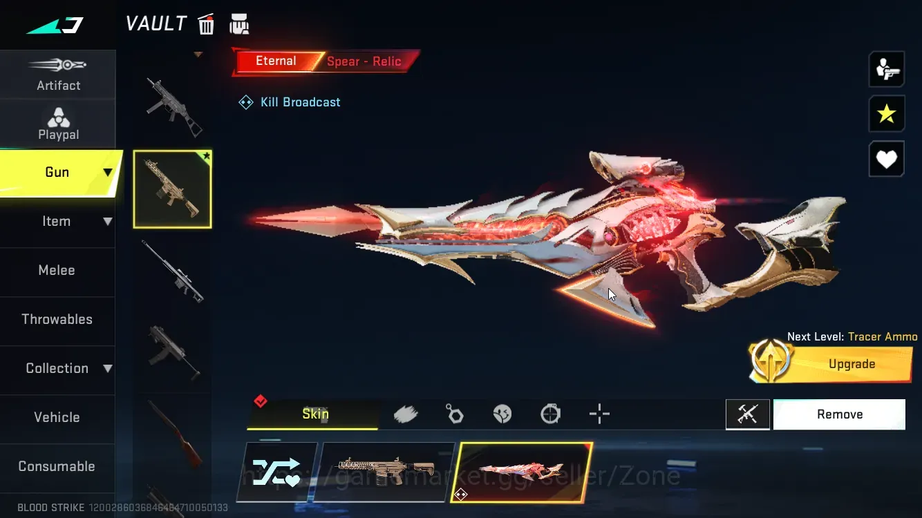 Blood Strike Accounts Starter ASIA Stater|1 ETERNAL:Spear-Relic|1 LEGENDARY:M4A1 - Venom|1 EPIC SKIN 1
