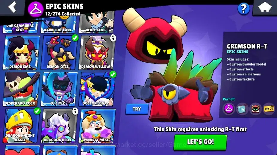 Brawl Stars Accounts 6933 Trophy|1334 Bling|39 Brawlers 4 Max [Shelly,N image 17