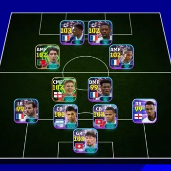 eFootball Accounts Others Android|National Team Pack France|Epic Rui Costa,Steven Gerrard|Show Time Akanji,G