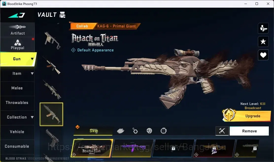 Blood Strike Accounts ASIA | ETERNAL M700-SERAPH |3 COLLAB| COLLAB M700- image 2