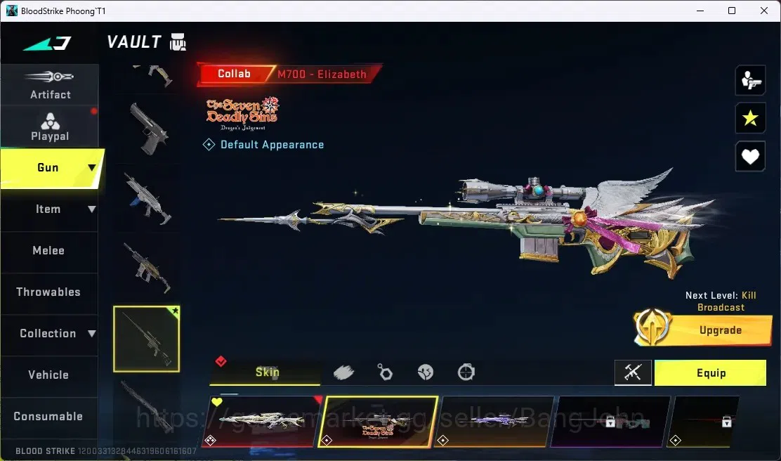 Blood Strike Accounts ASIA | ETERNAL M700-SERAPH |3 COLLAB| COLLAB M700- image 5