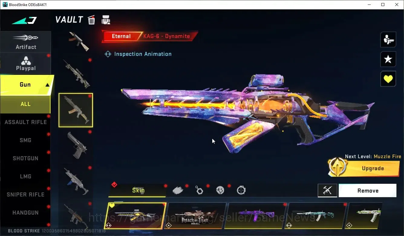 Blood Strike Accounts ASIA|ETERNAL Lv2 KAG6-Dyanamite+MELE BFKnife|9 ULT image 12
