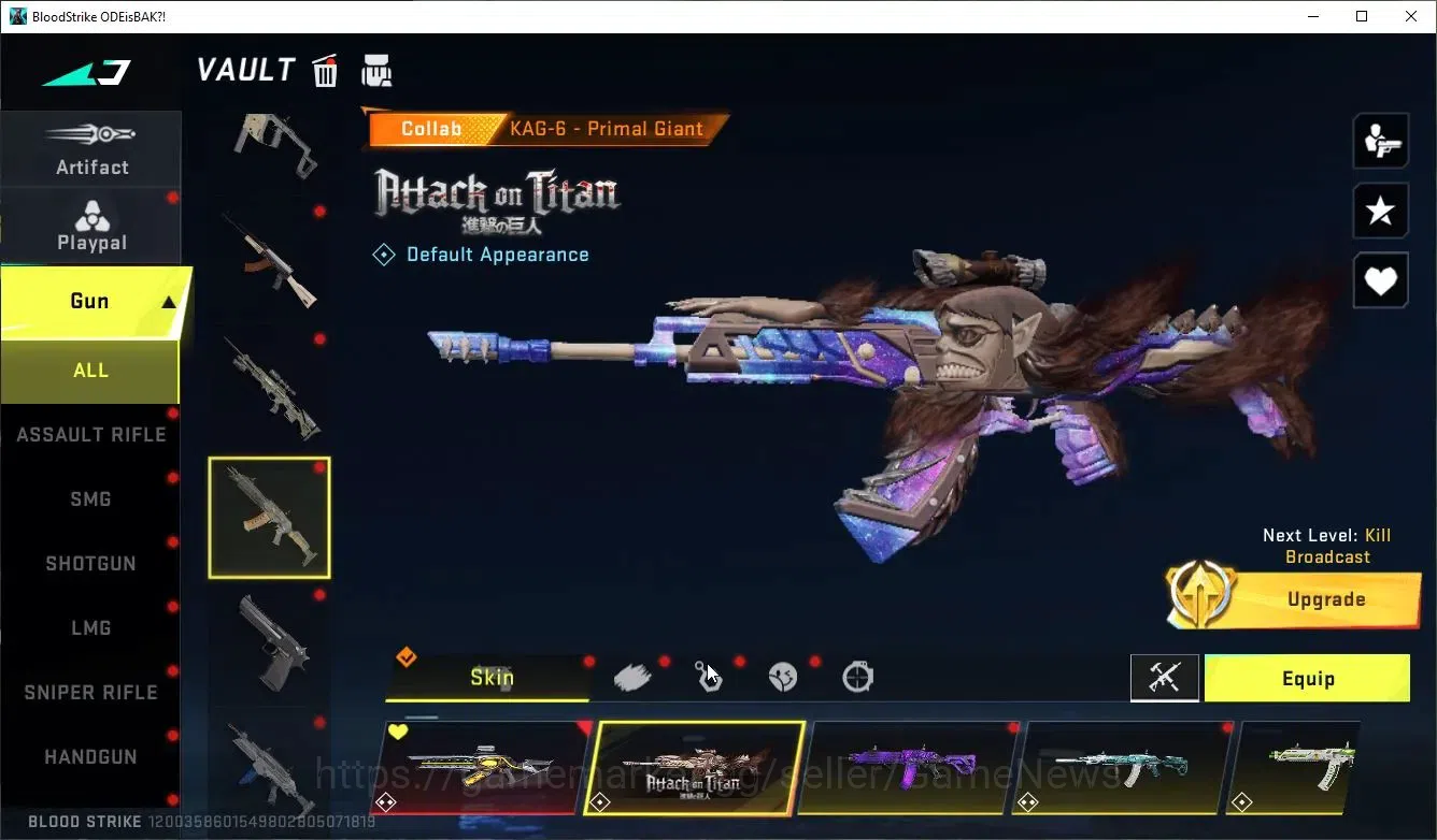 Blood Strike Accounts ASIA|ETERNAL Lv2 KAG6-Dyanamite+MELE BFKnife|9 ULT image 16