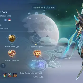 Mobile Legends: Bang Bang Accounts Collector Hero 29|Skin 44|Collector Ling|KOF Karina|M7 Granger|SainSaiya Badang|2 Epic