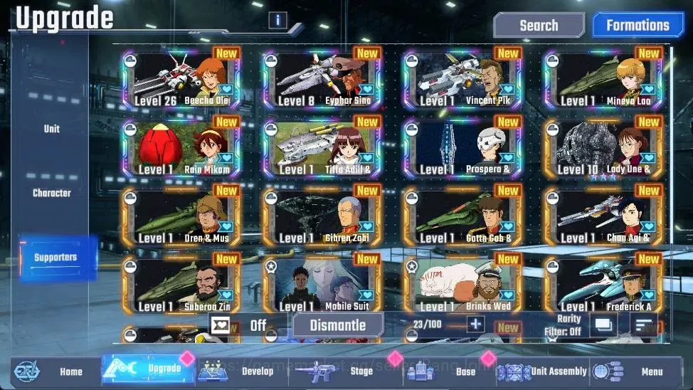 SD Gundam G Generation ETERNAL Accounts Global| Rank 17 | FreshStory | 300 Diamond|16 URGu image 10