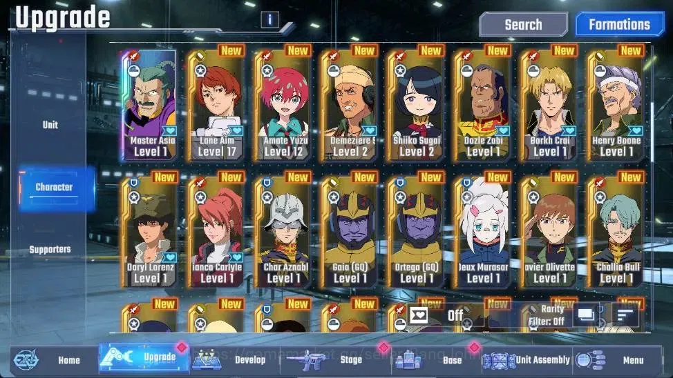 SD Gundam G Generation ETERNAL Accounts Global| Rank 17 | FreshStory | 300 Diamond|16 URGu image 11