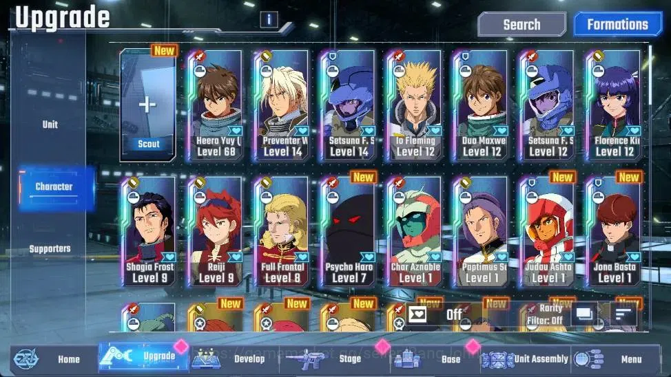 SD Gundam G Generation ETERNAL Accounts Global| Rank 17 | FreshStory | 300 Diamond|16 URGu image 12