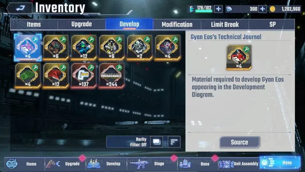 SD Gundam G Generation ETERNAL Accounts Global| Rank 17 | FreshStory | 300 Diamond|16 URGu image 3