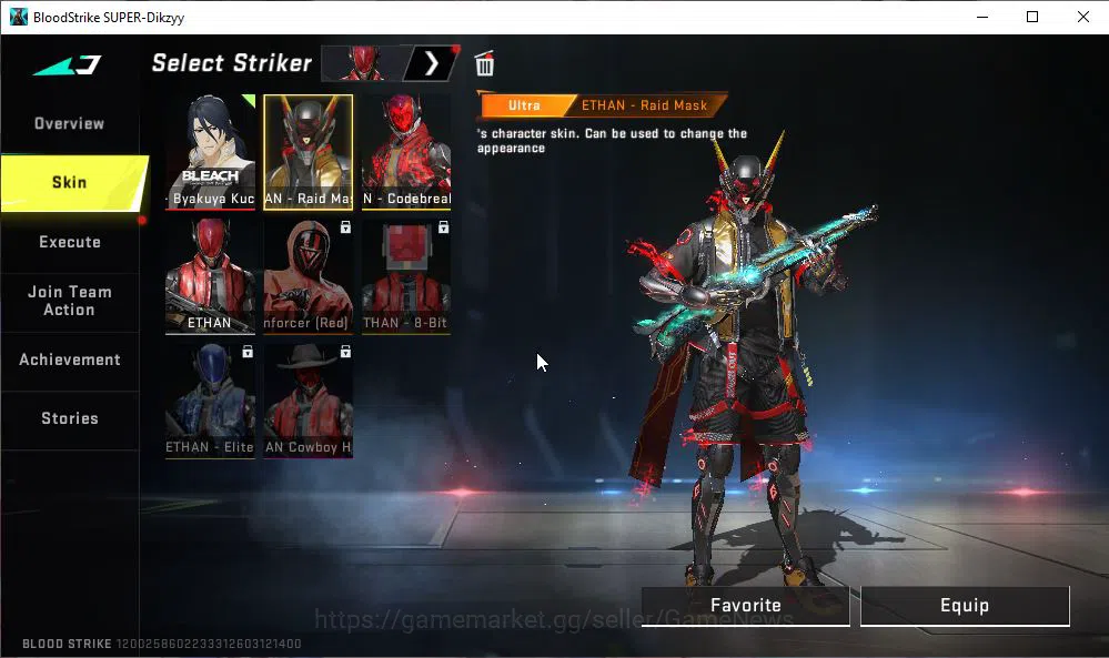 Blood Strike Accounts ASIA|ETERNAL RAN-Rave|12 ULTRA[ETHAN,ZERO,S868,KAG image 5