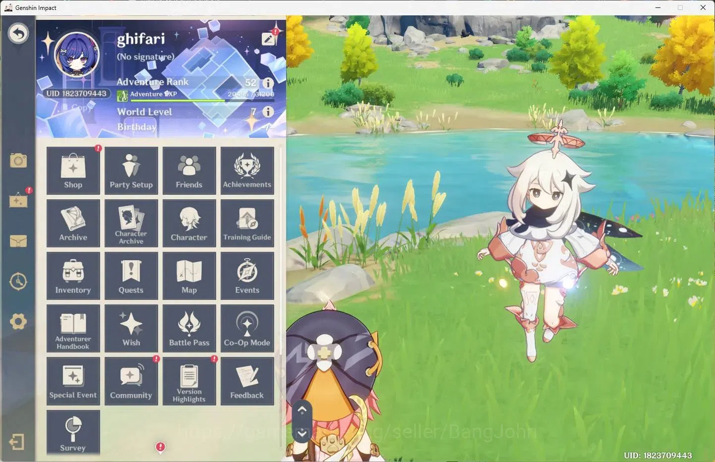 Genshin Impact Accounts Others ASIA | AR 52 | 2 Limit+2 Charstd | Mavuika,Durin | MC Female | TakeMail CheckSS GI388B 1