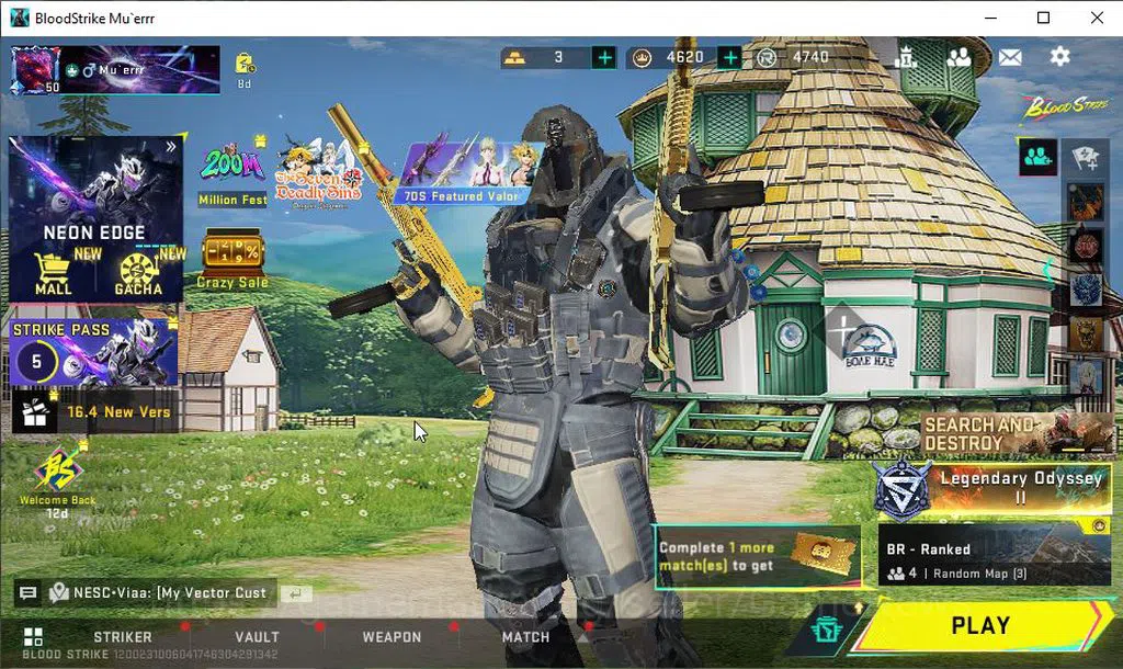 Blood Strike Accounts ASIA|ULTRA Melee Dual Blades|14 ULTRA[RAN,SCAR,Vec image 1