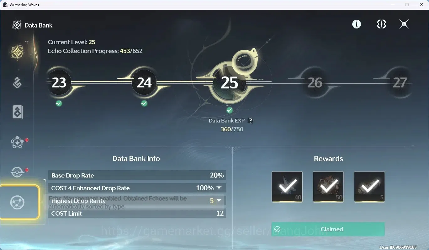 Wuthering Waves Accounts SEA|UL 45|Rank 5|2 Char Limit [Chisa RC4+(Sign), R image 12