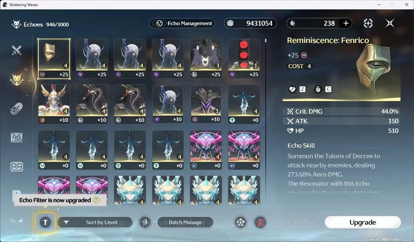 Wuthering Waves Accounts SEA|UL 45|Rank 5|2 Char Limit [Chisa RC4+(Sign), R image 5