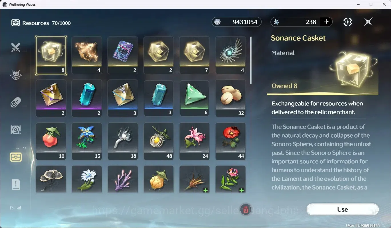 Wuthering Waves Accounts SEA|UL 45|Rank 5|2 Char Limit [Chisa RC4+(Sign), R image 8