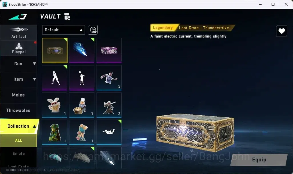 Blood Strike Accounts ASIA | 1 ULTRA MELEE TALON KNIFE - SANCTUM | 1 ULT image 10