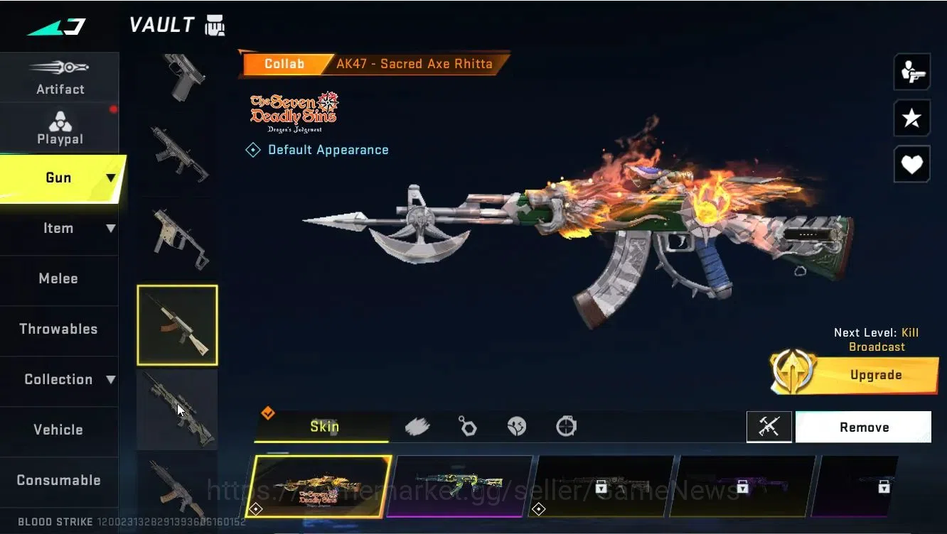 Blood Strike Accounts Asia|ETERNAL[DEagle-Scorpius]|Collab  ENZO[P90-Mae image 13