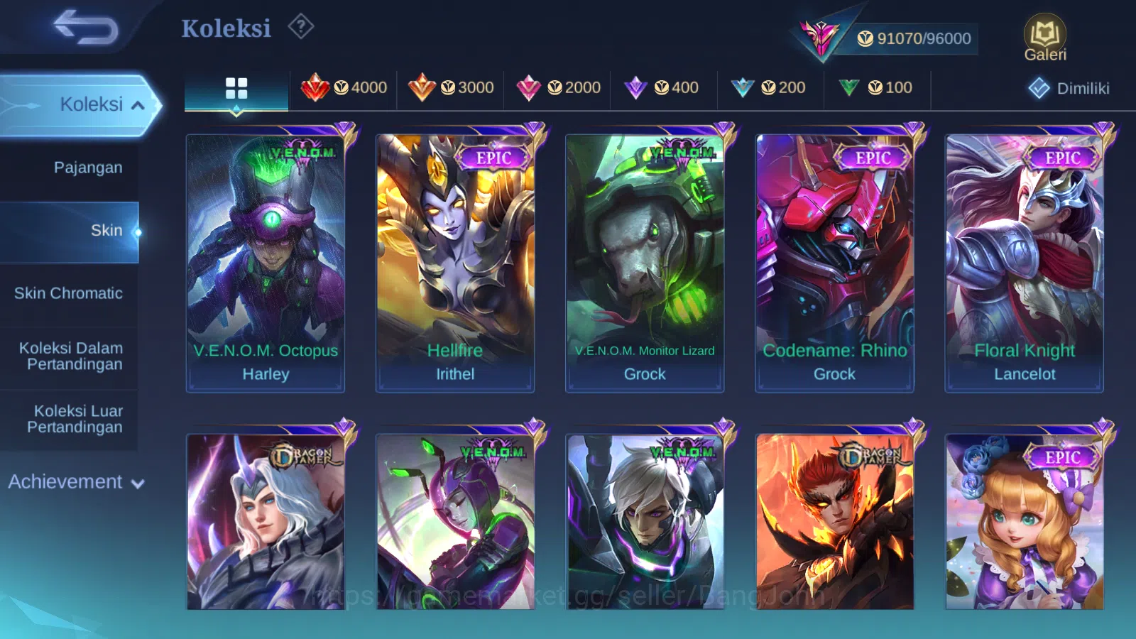 Mobile Legends: Bang Bang Accounts Hero 127 | Skin 285 | Legend Gusion | Aspirant Lay image 10
