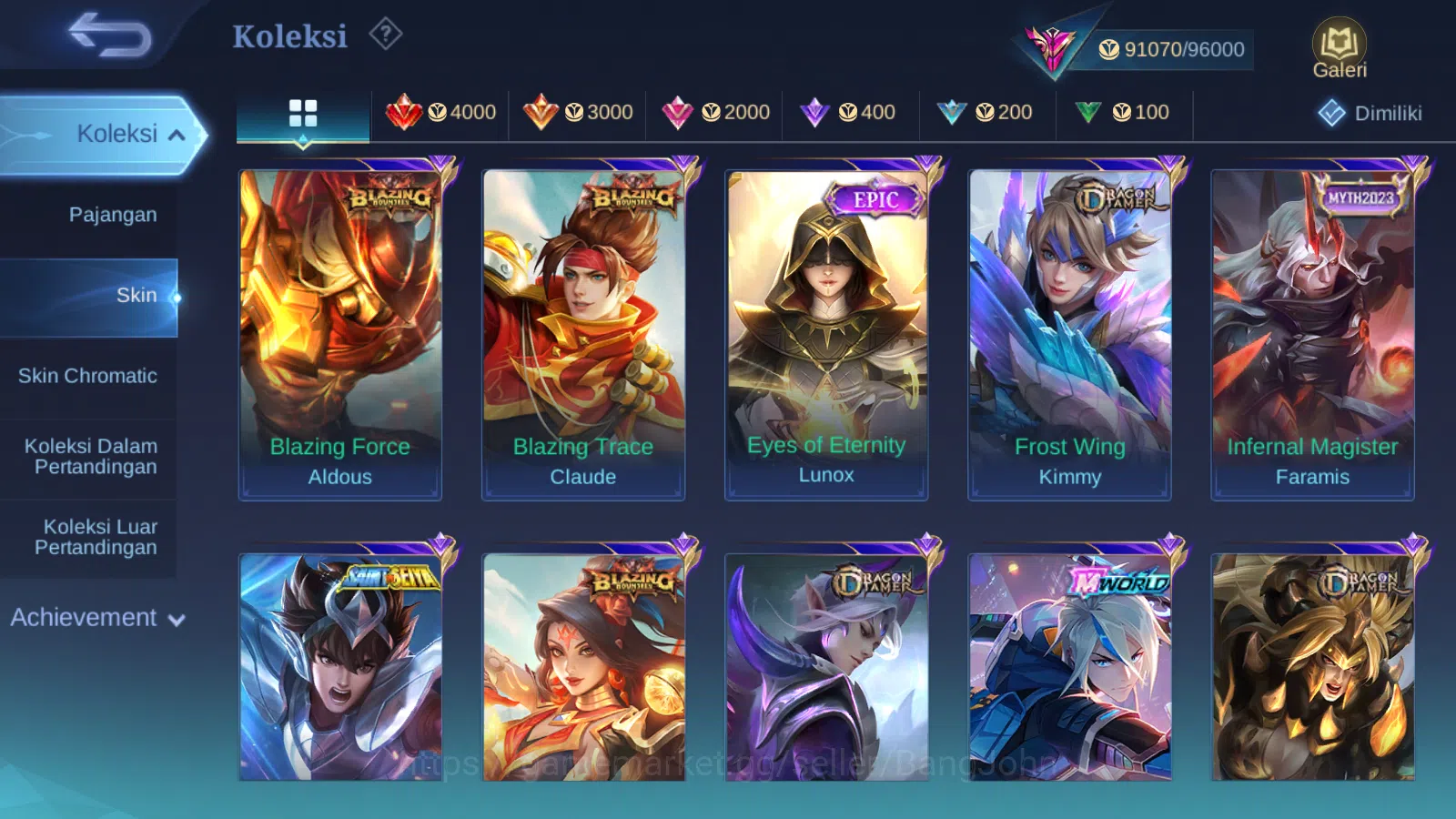 Mobile Legends: Bang Bang Accounts Hero 127 | Skin 285 | Legend Gusion | Aspirant Lay image 12