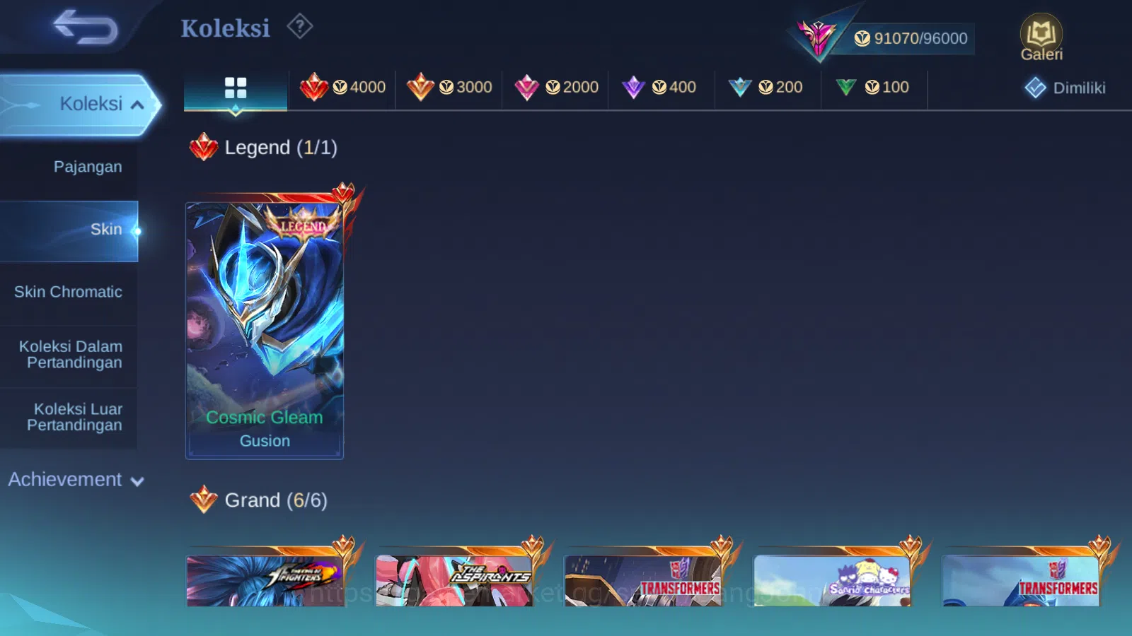 Mobile Legends: Bang Bang Accounts Hero 127 | Skin 285 | Legend Gusion | Aspirant Lay image 2