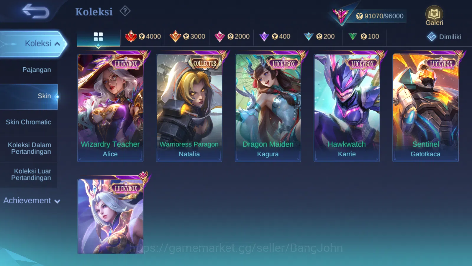 Mobile Legends: Bang Bang Accounts Hero 127 | Skin 285 | Legend Gusion | Aspirant Lay image 4