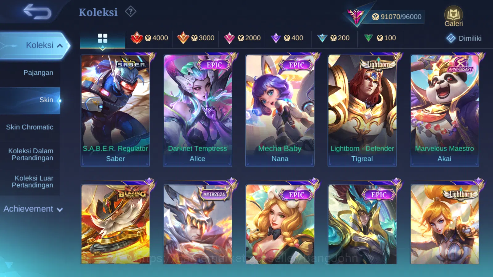 Mobile Legends: Bang Bang Accounts Hero 127 | Skin 285 | Legend Gusion | Aspirant Lay image 6