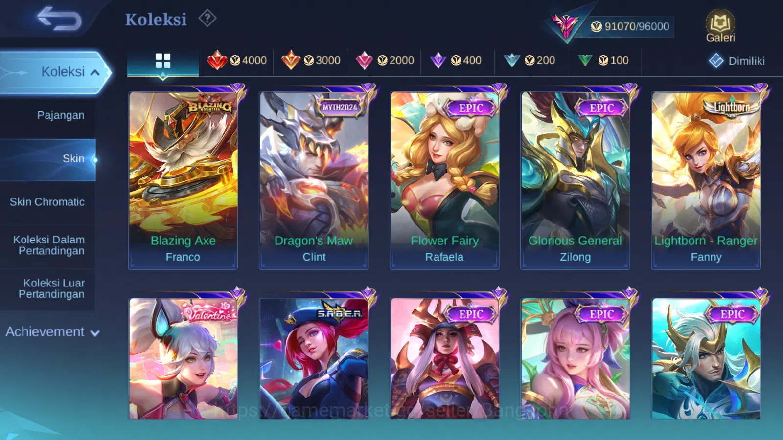 Mobile Legends: Bang Bang Accounts Hero 127 | Skin 285 | Legend Gusion | Aspirant Lay image 7