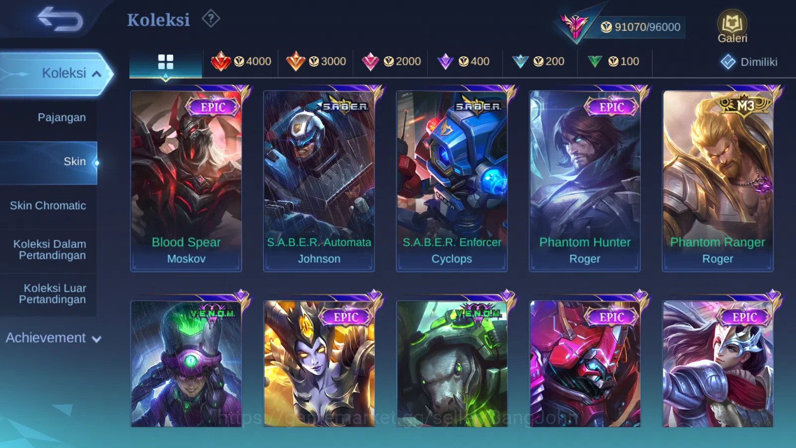 Mobile Legends: Bang Bang Accounts Hero 127 | Skin 285 | Legend Gusion | Aspirant Lay image 9