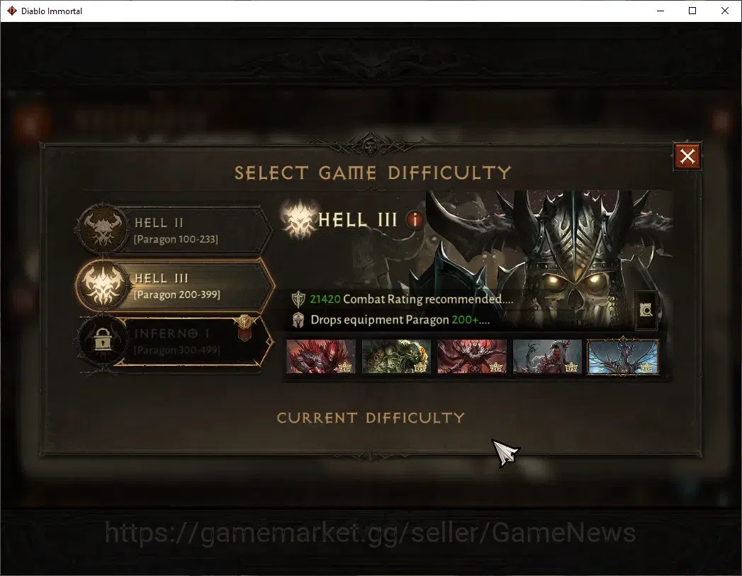 Diablo Immortal Accounts Sea - Vasily|CS OFF|Lv60(324)|Tempest|26k CR|Reso  image 13