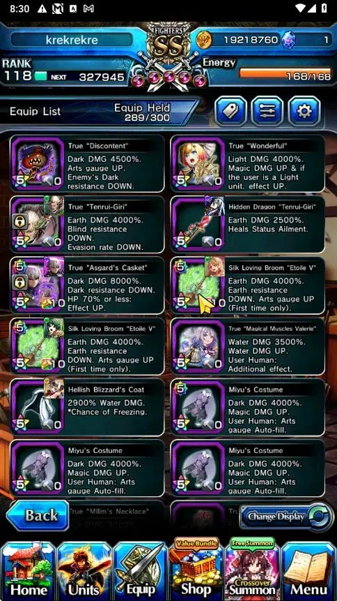 Grand Summoners Accounts Global|Rank 118|25 Ascend+4 TW|[RR Rimuru,DLS Rimu image 18