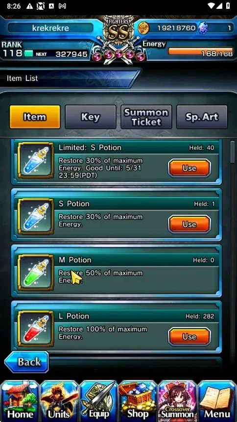 Grand Summoners Accounts Global|Rank 118|25 Ascend+4 TW|[RR Rimuru,DLS Rimu image 2