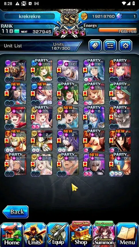 Grand Summoners Accounts Global|Rank 118|25 Ascend+4 TW|[RR Rimuru,DLS Rimu image 4