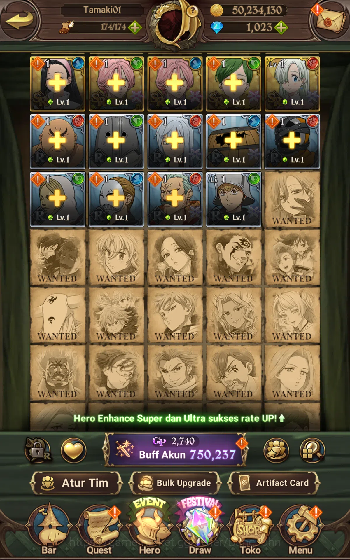 The Seven Deadly Sins: Grand Cross Accounts ASIA | Starter | DM 1013 | 750K CC|UR Freyja.Lilia image 10