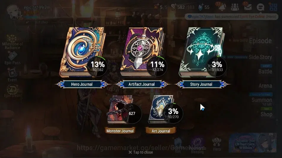Epic Seven Accounts GLOBAL UnVerif|New Era|2 ML(Rhiana&Luciel,Arch Sha image 3