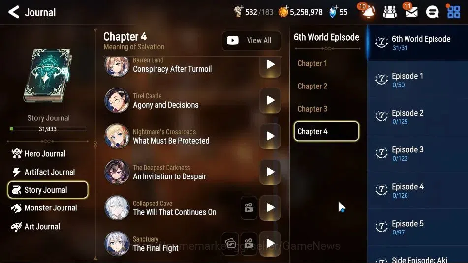 Epic Seven Accounts GLOBAL UnVerif|New Era|2 ML(Rhiana&Luciel,Arch Sha image 9