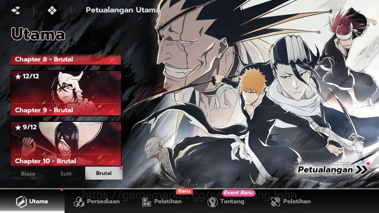 BLEACH: Soul Resonance Accounts Nuverse SEA | Mid Game | Lvl 61 | 5 SSR + Seal 5 (Aizen 3/6, Urahara 2/6, Grimmjow, Toshiro 1
