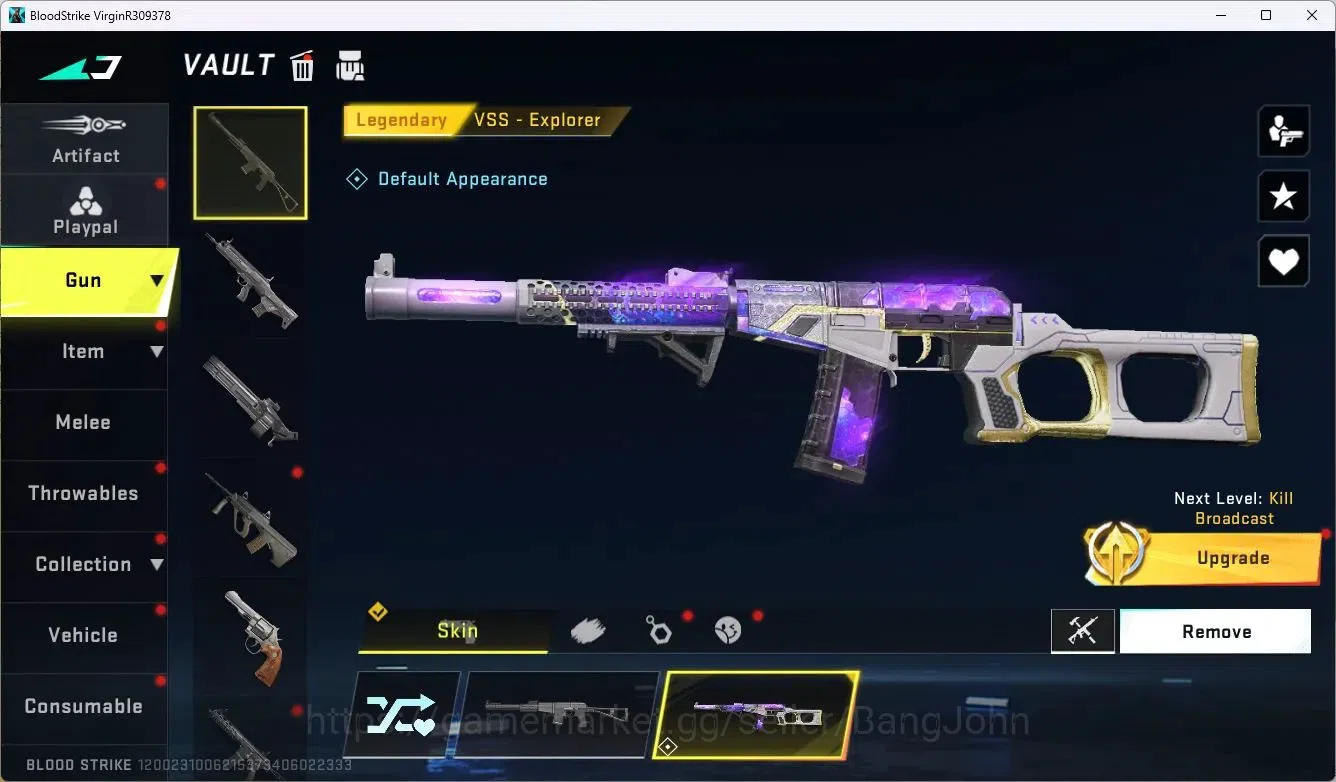 Blood Strike Accounts ASIA | 2 Collab Guns: 7DS AK47, EVANGELION MCX | B image 4