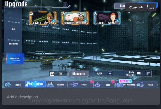 SD Gundam G Generation ETERNAL Accounts Global Rank 1 | FreshStory | 100+K Diamond, Select image 5