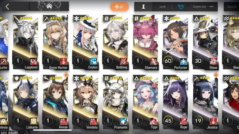 Arknights Accounts Global | Lv38 | 5x*6 Ops (Archetto, Mountain, Silv image 6