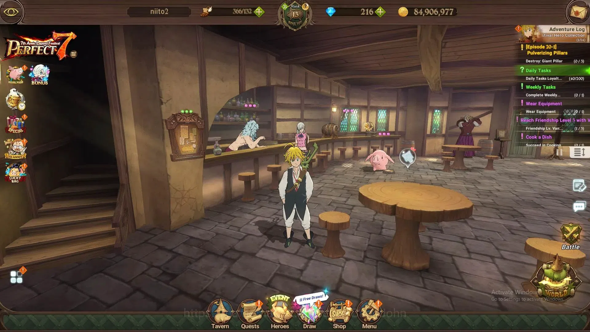 The Seven Deadly Sins: Grand Cross Accounts Global |983K Power|Collab: Emilia,Reinhard,Ram,Bea image 14