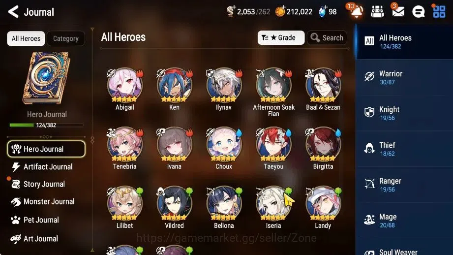 Epic Seven Accounts Global|5ML (New Moon Luna, Designer Lilibet,Sea Ph image 2