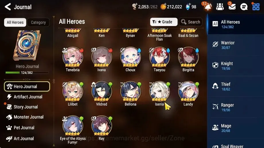 Epic Seven Accounts Global|5ML (New Moon Luna, Designer Lilibet,Sea Ph image 3
