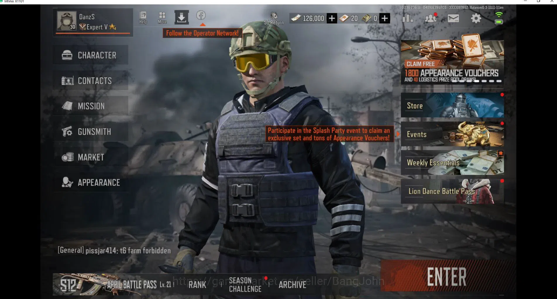 Arena Breakout Accounts Others MOBILE | LVL 30 |SV 12.3 M|CV 4.6 M| KOI MCX | Edge MPX detail cek SS AB138B 9