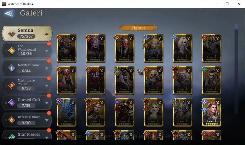 Watcher of Realms Accounts GLOBAL 50x|Starter Ready Gacha|Lv 7|94K Power|34K image 15