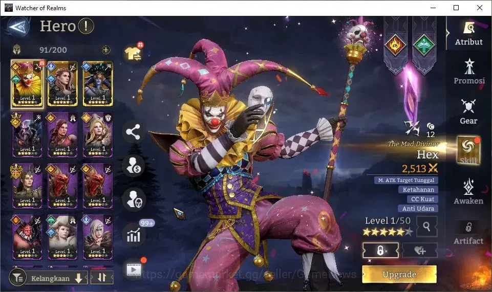 Watcher of Realms Accounts GLOBAL 50x|Starter Ready Gacha|Lv 7|94K Power|34K image 5
