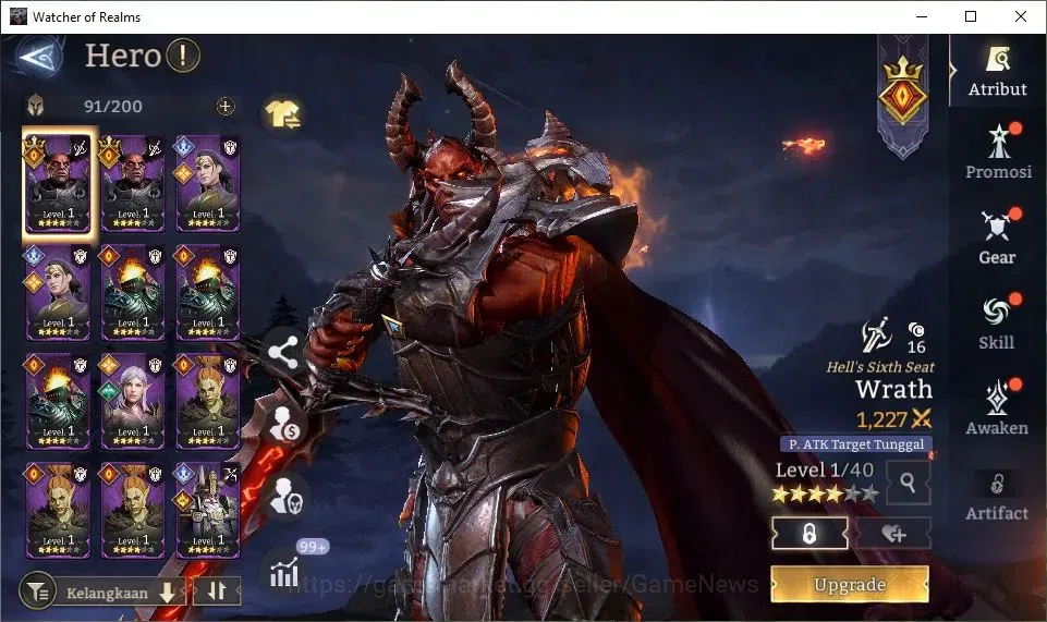 Watcher of Realms Accounts GLOBAL 50x|Starter Ready Gacha|Lv 7|94K Power|34K image 6