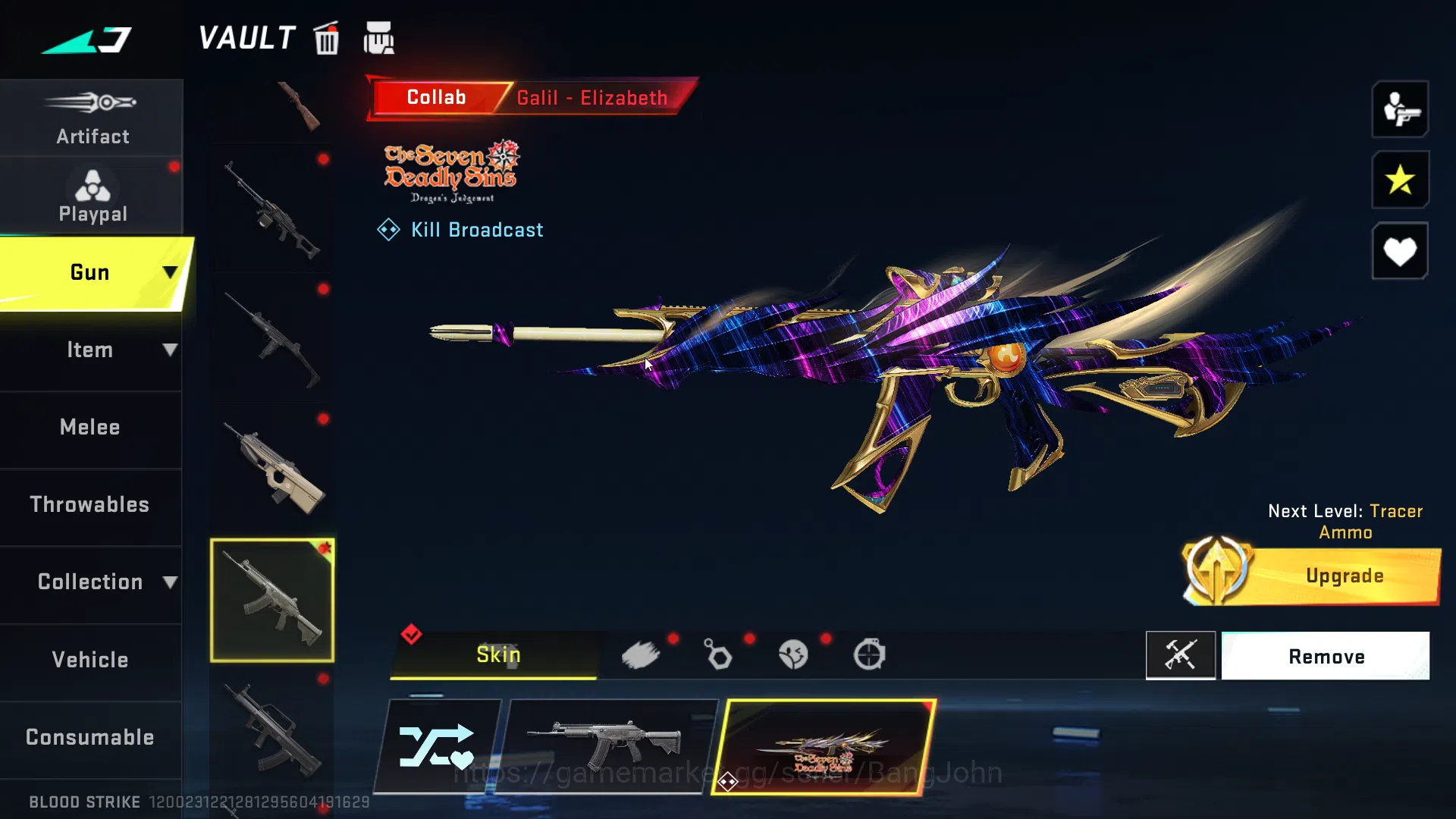Blood Strike Accounts ASIA LVL 24 | COLLAB GALIL ELIZABETH, AK47 SACRED  image 13