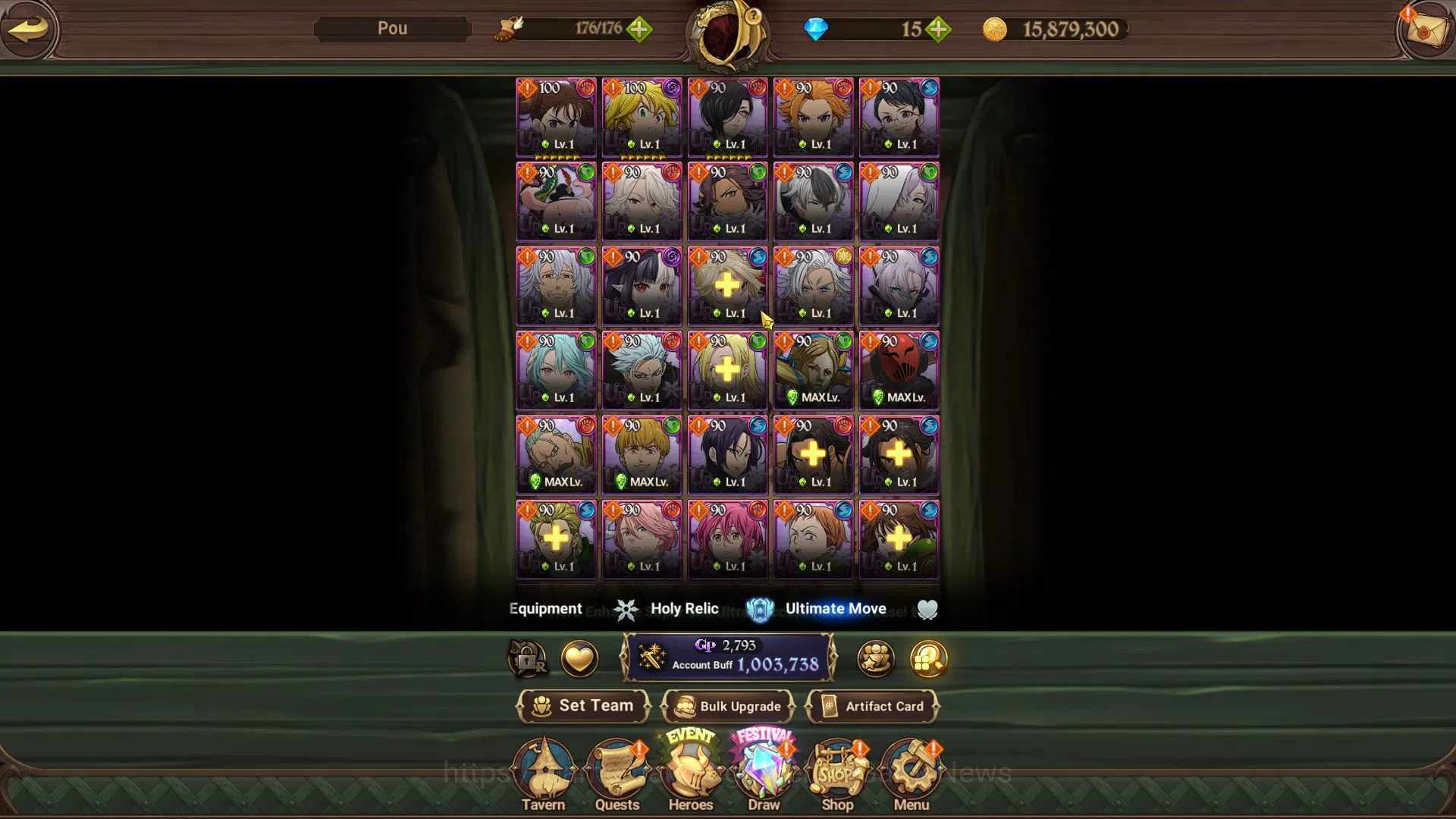 The Seven Deadly Sins: Grand Cross Accounts Global|1 M CC|Starter Ch4|4 UR| Salos, Oppressor D image 4