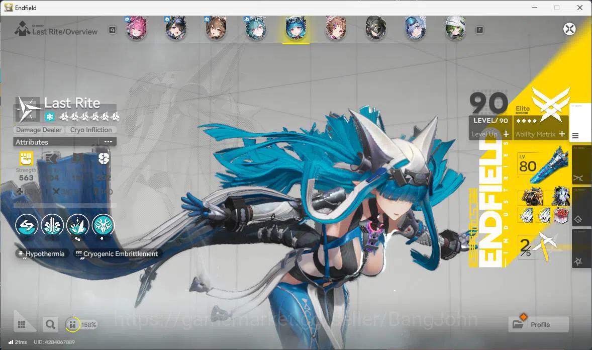 Arknights: Endfield Accounts ASIA | LVL 58, Yvonne sign, Tangtang, Gilberta sig image 10