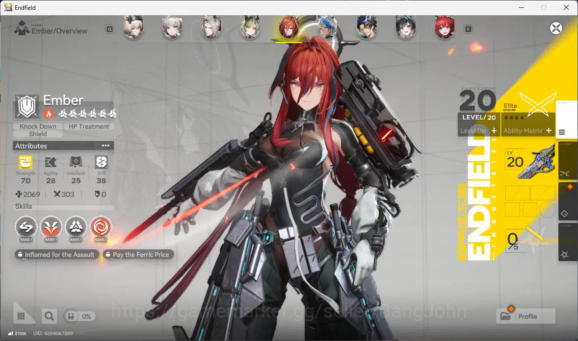 Arknights: Endfield Accounts ASIA | LVL 58, Yvonne sign, Tangtang, Gilberta sig image 19