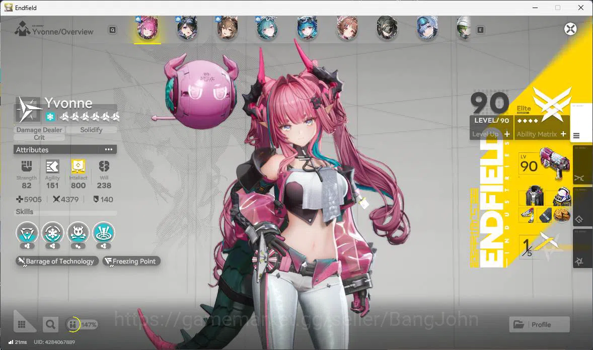 Arknights: Endfield Accounts ASIA | LVL 58, Yvonne sign, Tangtang, Gilberta sig image 5